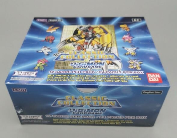 Digimon Card Game - Classic Collection EX-01 Booster Display (24 Packs) - ENGLISCH