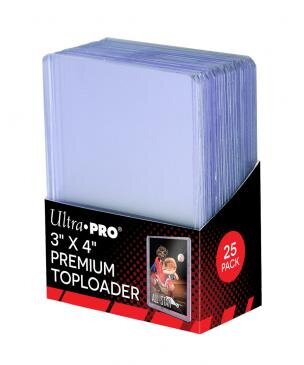 Ultrapro Toploader 3x4" (25) Ultra Clear Premium #81145