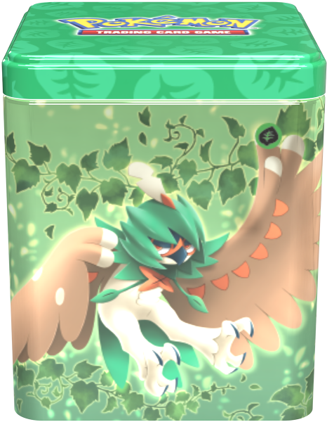 Pokemon Spring Stacking Tin 2022 Decidueye ENGLISCH GRÜN Variante