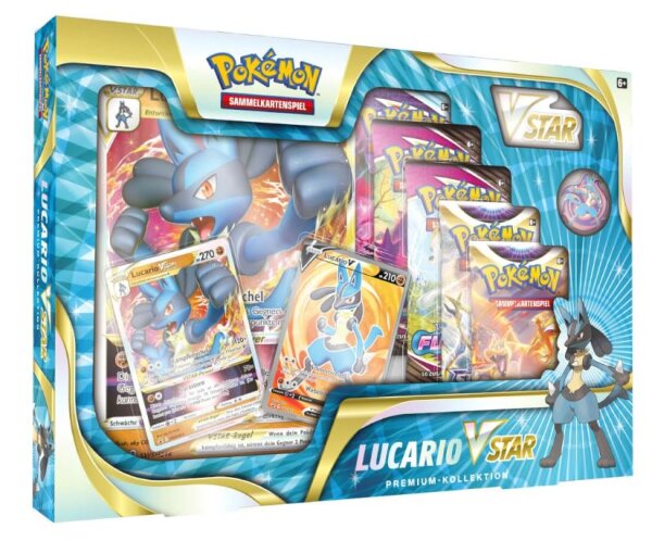 Pokemon Spring 2022 Lucario VSTAR Premium Kollection DEUTSCH