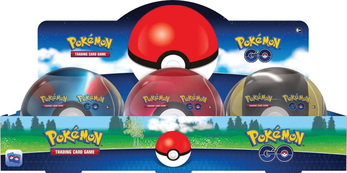 Pokemon SWSH10.5 Go Pokeball Tin Display (6 Stück) ENGLISCH, 75,90