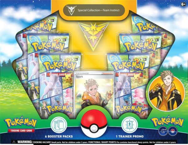 Pokemon - SWSH10.5 - Go Team Instinct Special Pin Collection - ENGLISCH - Variante Gelb