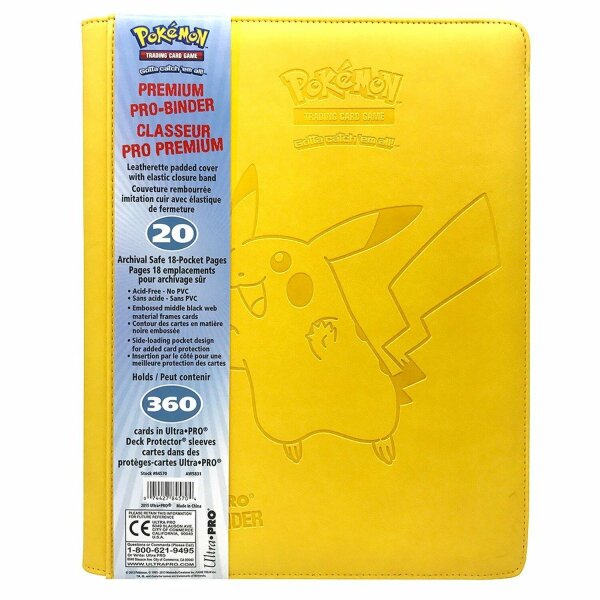 Ultrapro - Pokémon Pikachu 9-Pocket Premium PRO-Binder