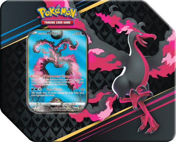 Pokemon - SWSH12.5 - Crown Zenith 7" Special Art Tin - ENGLISCH Moltres Variante