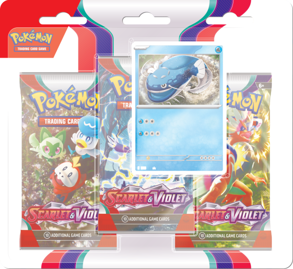 Pokemon - SV01 - Scarlet & Violet 3er Blister ENGLISCH Dondozo Variante