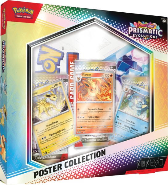 Pokemon - SV08.5 Scarlet & Violet - Prismatic Evolutions - Poster Collection ENGLISCH