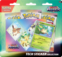 Pokemon - SV08.5 Scarlet & Violet - Prismatic Evolutions - Tech Sticker 3er BUNDLE ENGLISCH